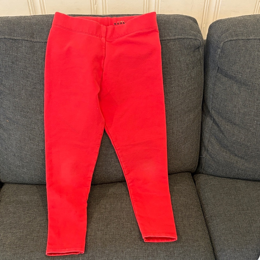Boden Vibrant Red Kids Leggings